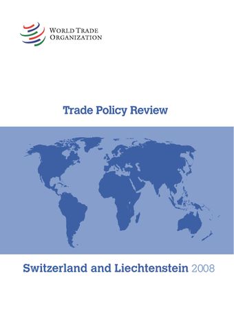 image of Trade Policy Review: Switzerland and Liechtenstein 2008