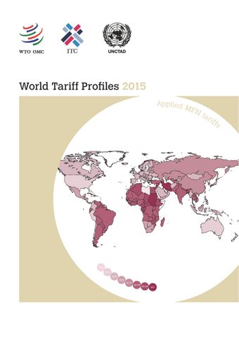 image of World Tariff Profiles 2015