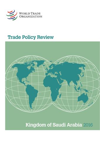 image of Trade Policy Review: Kingdom of Saudi Arabia 2016