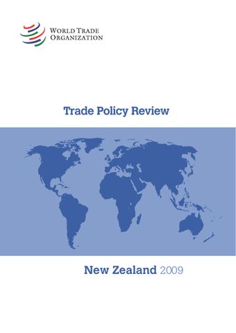 image of Concluding remarks by The Chairperson of The Trade Policy Review Body, H.E. Mr. Istvan Major at The Trade Policy Review of New Zealand 10 and 12 June 2009