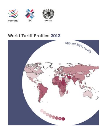 image of World Tariff Profiles 2013