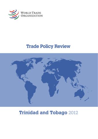 image of Trade Policy Review: Trinidad and Tobago 2012