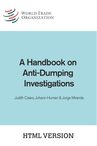 image of A Handbook on Anti-Dumping Investigations