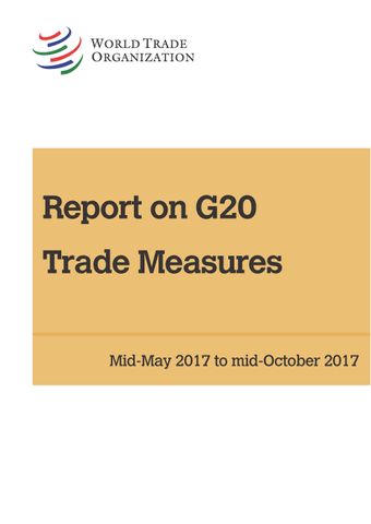 image of Report on G20 Trade Measures (2017)