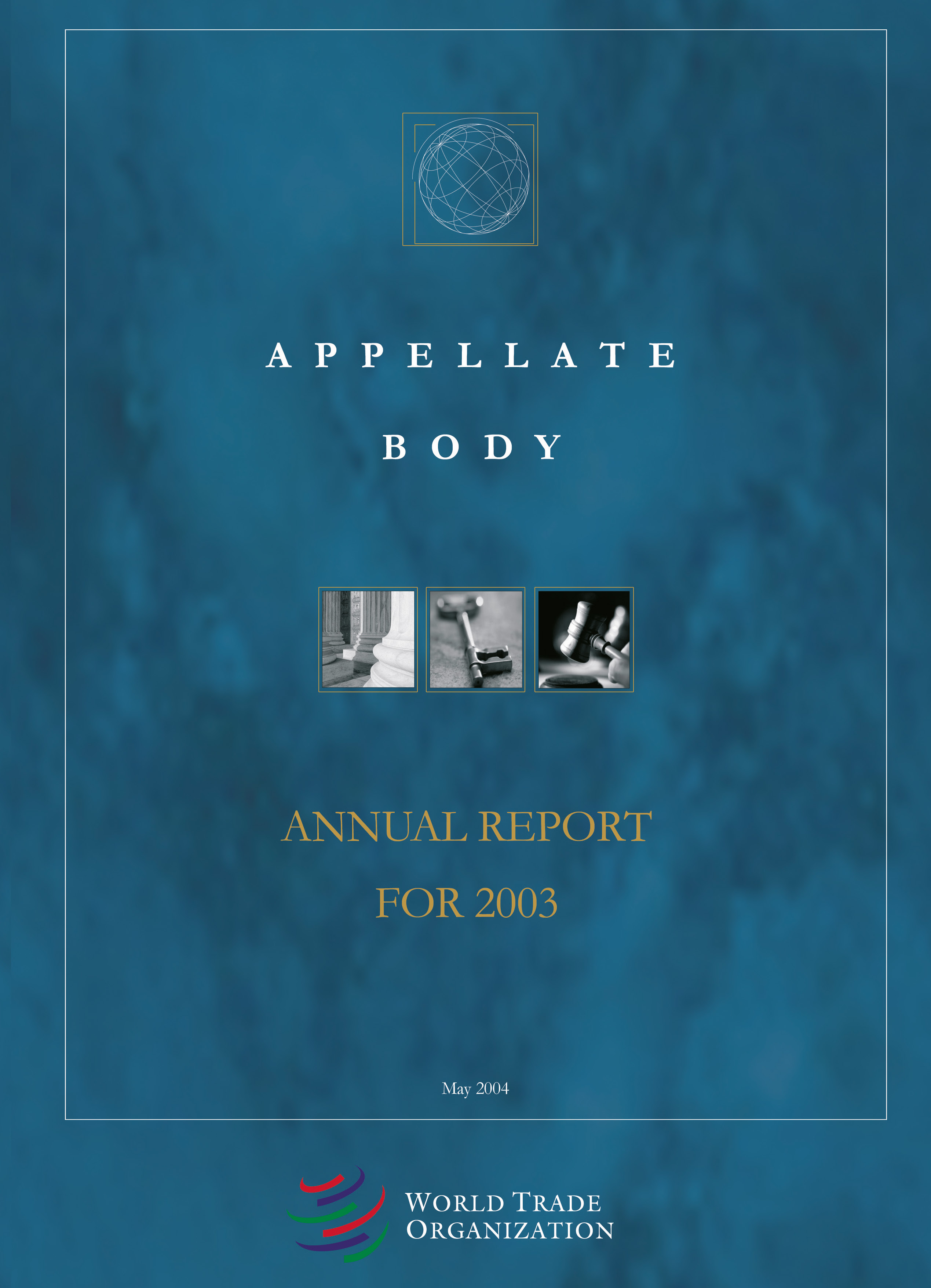 image of Appellate Body annual report for 2003