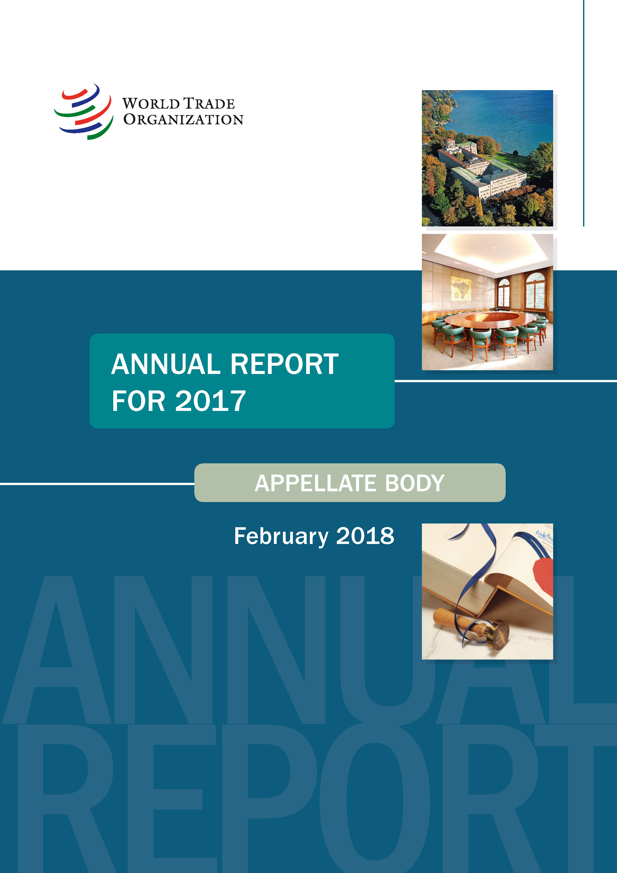 image of Appellate Body annual report for 2017