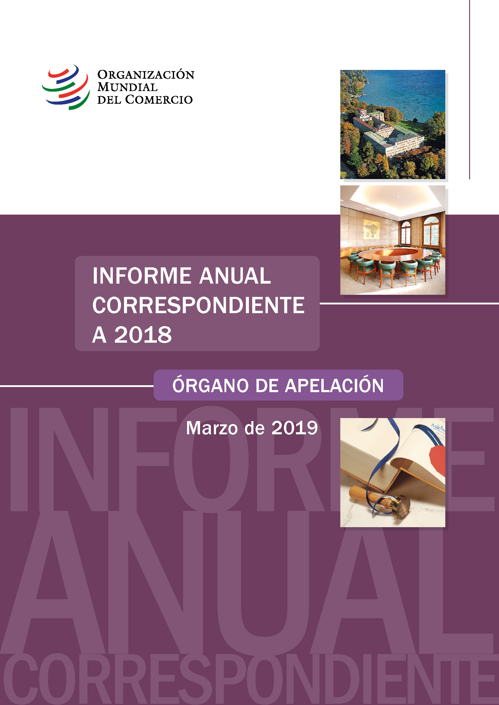 image of Informe anual del ógarno de opelación por 2018
