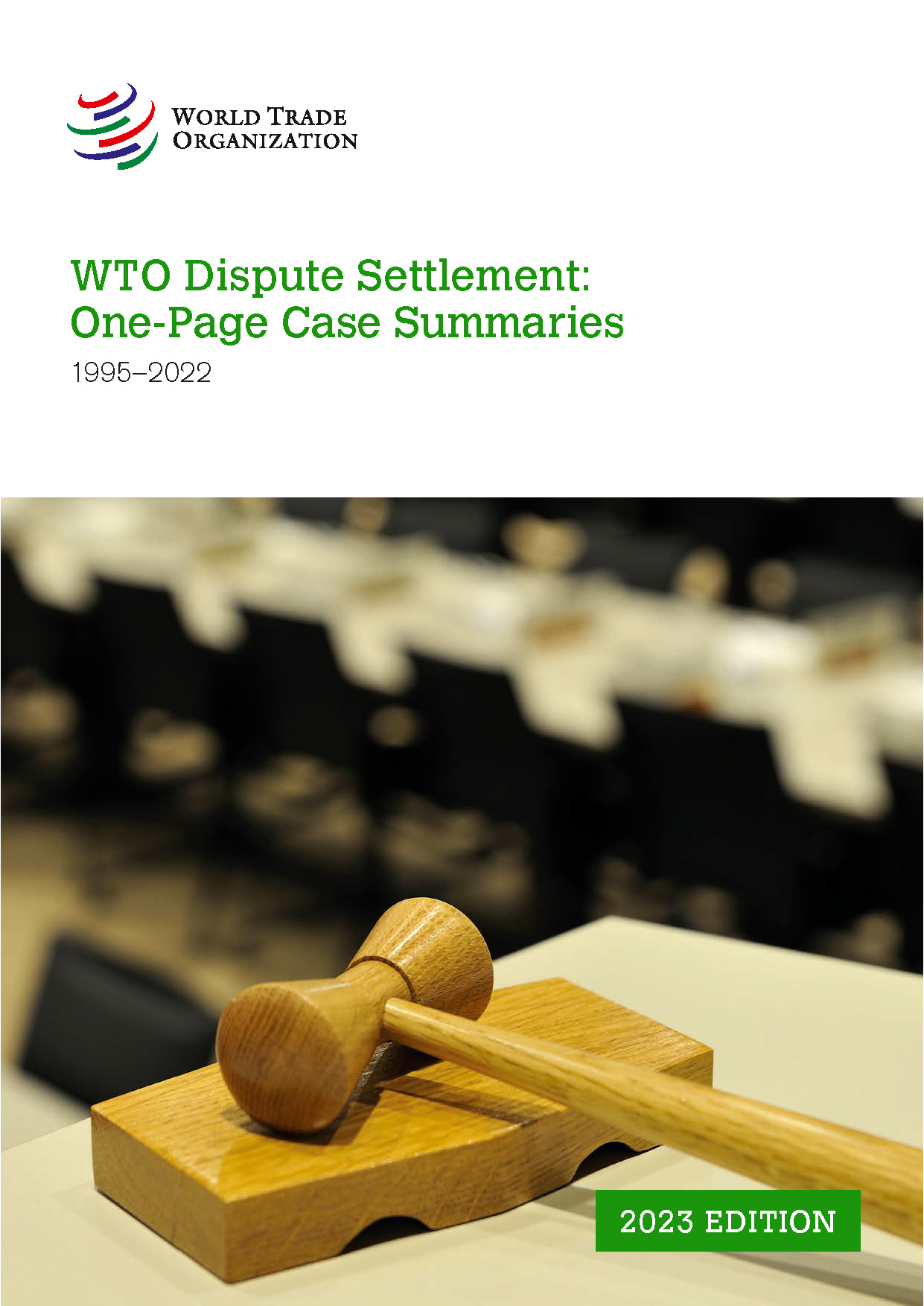 image of WTO Dispute Settlement: One-Page Case Summaries 1995–2022