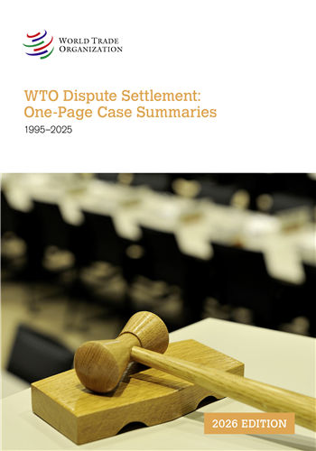 image of WTO Dispute Settlement: One-Page Case Summaries 1995–2025
