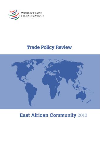 image of Trade Policy Review: East African Community 2012